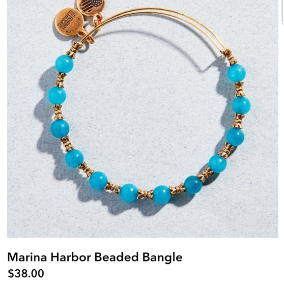 Alex and Ani Marina Harbor Beaded Bangle - Picture 4 of 4